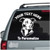 Pitbull Head Profile Car Window Decal