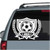 Soccer Wreath Shield car decals stickers
