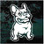 French Bulldog Puppy car window decals stickers