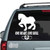 Clydesdale One Heart One Soul car decals stickers