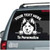 Siberian Husky Looking Out The Window car decals stickers