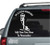 Soldier M16 Memorial Arched Souvenir Text car window decals stickers