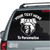 Bears Mascot Logo car window decals stickers