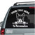 Peeking Boston Terrier Dog car decals stickers