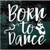 Born To Dance Ballet Slippers car window decals stickers
