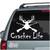 Deer Head Guns Crossed Cracker Life Car Decals