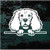 Cocker Spaniel Peeking car window decals stickers