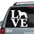 Borzoi Love car decals stickers Borzoi Love car decals stickers