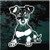 Cute Miniature Doberman car window decals stickers