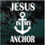 Vertical Jesus Is My Anchor decals stickers