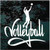 Man Volleyball Lettering window decals stickers