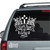 Faith Hope & Love Cross With Heart car window decals