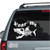 Fear Me Fish Skeleton Car Decals