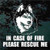 Alaskan Malamute Fire Rescue Window Decals Alaskan Malamute Fire Rescue Window Decals