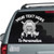 Native American Skull With Spear Car Decals Native American Skull With Spear Car Decals