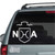 North American Holsteiner Horse Breed Logo decals stickers