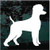 Standard Poodle Silhouette car window decals stickers