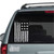 Grunge American Flag Symbol decals stickers