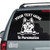 Akita In The Window car decals stickers