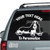 Lazy Basset Hound car decals stickers