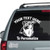 Beautiful Border Collie Head Car Decals