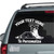 Border Collie Down car decals stickers