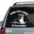 Boston Terrier Down car decals stickers