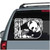 Panda Bear Scene car window decals stickers