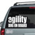 Agility Dog On Board Vinyl Lettering car decals stickers Agility Dog On Board Vinyl Lettering car decals stickers