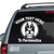Round Pitbull Car Decals Round Pitbull Car Decals