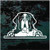 St. Bernard Peeking car window decals stickers