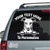 Greyhound Peeking Out The Window car decals stickers