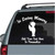In Loving Memory Boy Angel Memorial car window decals stickers