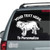 Standing Spanish Mastiff Car Decals Standing Spanish Mastiff Car Decals