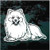 Pomeranian Down car window decals stickers