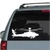 Custom Apache Helicopter car window decals stickers
