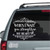 When I Wait You Strengthen My Heart car window decals When I Wait You Strengthen My Heart car window decals