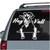 Hay Y'all Goat Looking Out The Window car window decals stickers