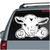 Pygmy Goat Looking Out The Window car decals stickers