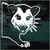 Hissing Possum Looking Out The Window car decals stickers