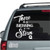 There Is A Blessing In The Storm car window decals stickers