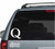 Q car window decals stickers