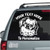 Cute Pekingese Peeking car decals stickers