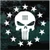3 Percenter Stars Skull decals stickers