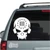 Gun Rights 3 Percenter Skull car window decals stickers