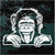 Chimpanzee Looking Out The Window car decals stickers