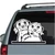 Cute Meerkats Looking Out The Window car window decals stickers