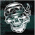 Biker Skull car window decals stickers