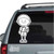 Cartoon Boy Soccer Player Decals