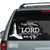 The Lighthouse Of The Lord car window decals
